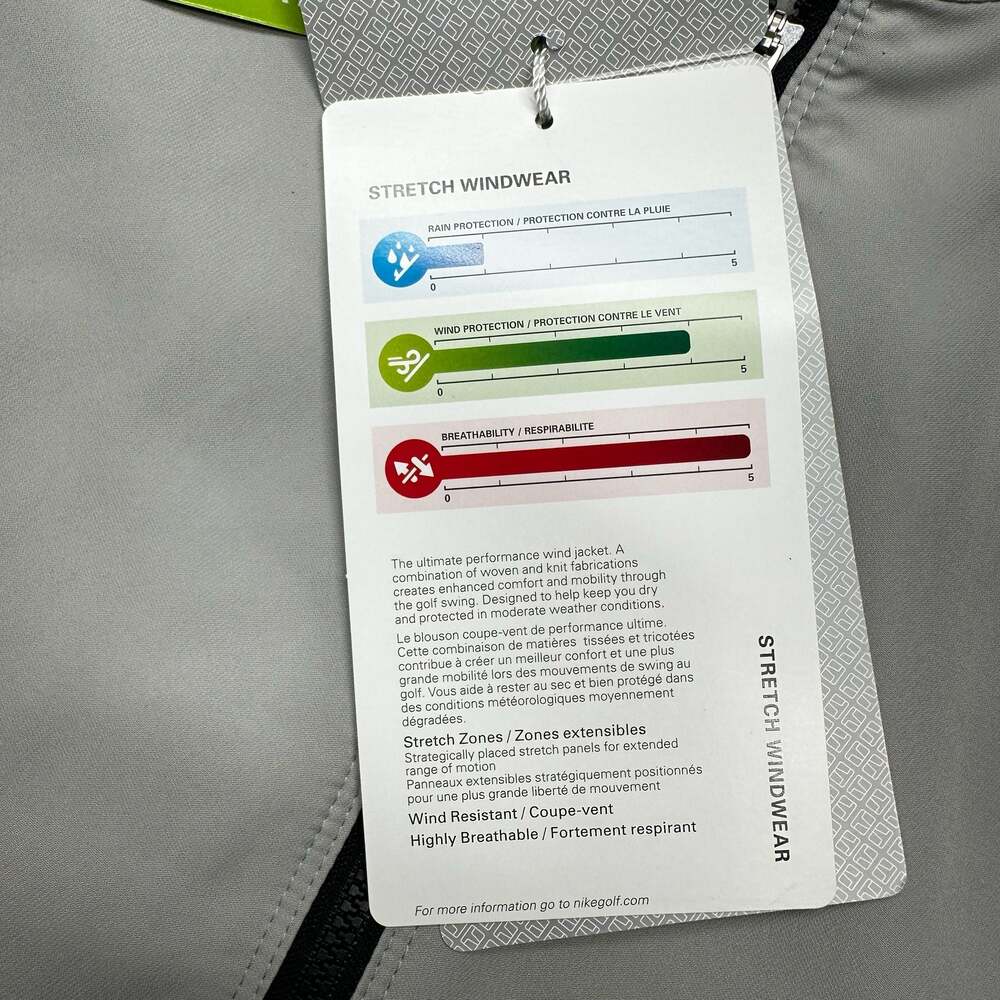 NWT Nike Golf Safeway Invitational Stretch Windwear Half-Zip Jacket Men's XL - Picture 3 of 11